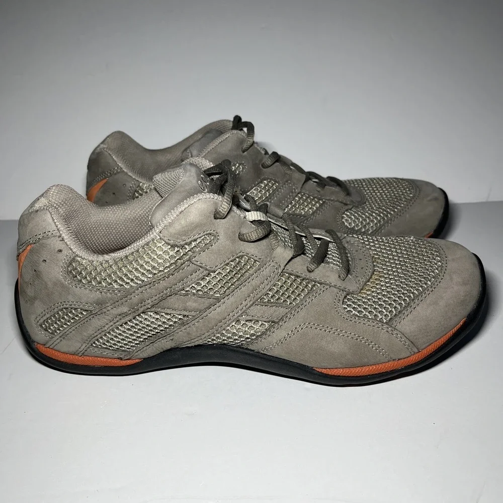 Women's Ecco Receptor Tan Suede Leather Hiking Trail Shoes Size 6.5 Climbing